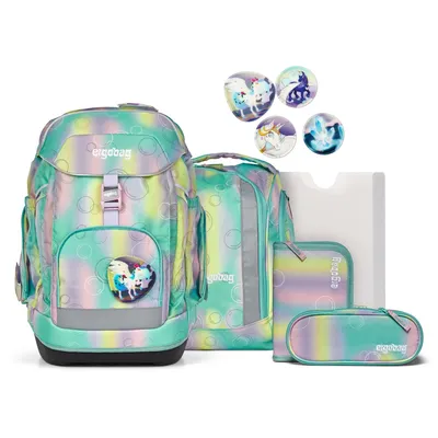 Produktbild von ergobag Schulranzen maxi Set GLOW 28 x 25 x 43