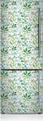 Produktbild von Dekoration Kühlschrank Aufkleber Magnete Küche Kühlschrankmagnete 60x180 cm - Grüne Blätter