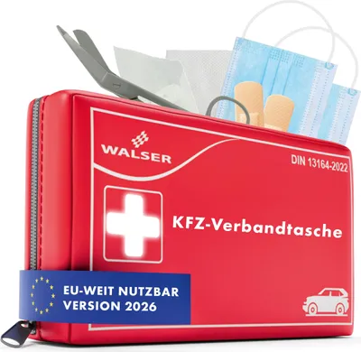 Produktbild von Walser KFZ Verbandstasche DIN 13164:2022