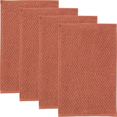 Produktbild von REDBEST Gästetuch Palmdale" 4er-Pack terra 30x50 cm"