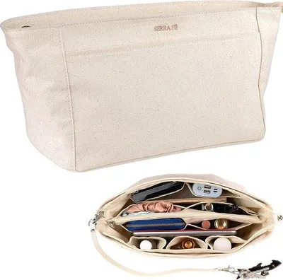 Produktbild von Famanu Handtaschenorganizer umweltfreundlich - beige