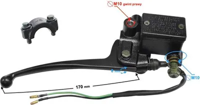 Immagine prodotto di Pompa freno anteriore per scooter, destra