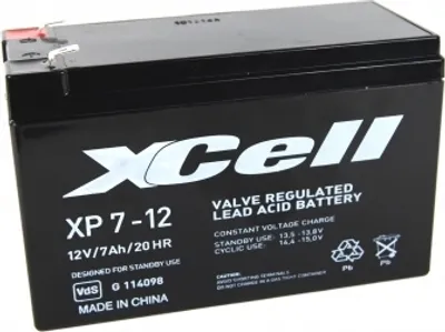 Produktbild von Blei-Akku 12 Volt 7Ah VdS - 151x65x94mm