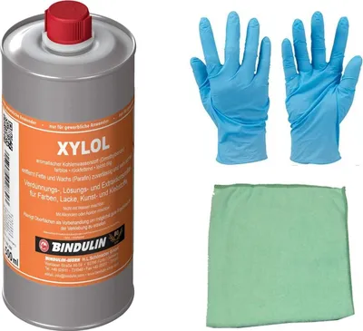 Produktbild von Xylol Reinigungs-, Verdünnungs- & Lösungsmittel entfernt Fette und Wachs (Parafin) zuverlässig und sehr schnell inkl. Microfasertuch von E-Com24 (250