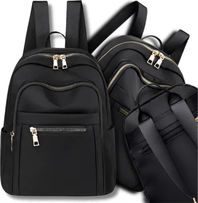 Image de J&W Sac à dos City pour femmes Mirtona Noir Taille unique
