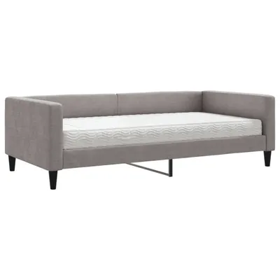 Produktbild von vidaXL Tagesbett mit Matratze Taupe 100x200 cm Stoff