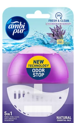Produktbild von Ambi Pur Toilettenblock-Starter-Set 5-in-1 Lavendel & Rosmarin