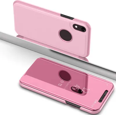 Produktbild von Handyhülle für Apple iPhone X / iPhone XS Smart Cover Schutzhülle Clear View Case Rosegold