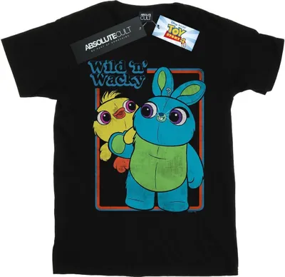 Produktbild von Disney - "Toy Story 4 Wild And Wacky" T-Shirt für Damen BI46981 (M) (Schwarz)