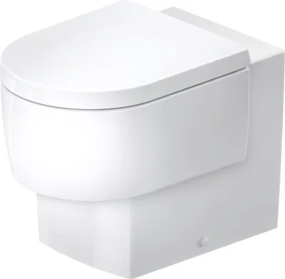 Produktbild von Duravit Stand-WC Balcoon 37x54cm, 4,5 l, riml, Abg waag., we. hgl