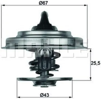 Produktbild von Mahle Thermostat für