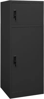 Produktbild von Sattelschrank Anthrazit Sattel Pferd 53x53x140 cm Stahl Stahlschrank