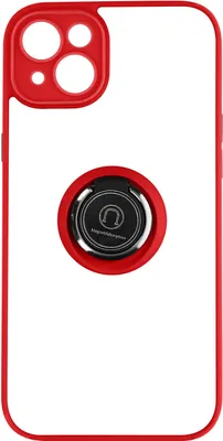 Produktbild von Avizar, Schutzhülle mit Ring-Halterung für Apple iPhone 14, Rot