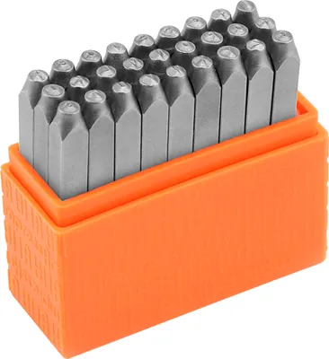 Produktbild von Impressart Prägestempel, Schriftart: Sans Serif, Größe 3 mm, 27 Stück 1 Set