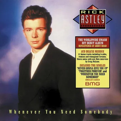 Obrázok produktu pre Rick Astley - Whenever You Need Somebody (Deluxe Edition) (2022 Remastered) - - (CD / W)