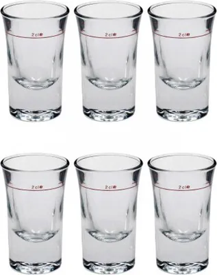 Produktbild von Bormioli Rocco Dublino kubek 34ml z linią napełniania 20ml 6 sztuk