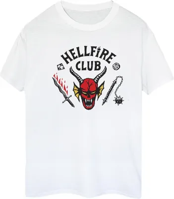 Produktbild von Netflix - "Stranger Things Hellfire Club" T-Shirt für Damen BI44229 (XL) (Weiß)