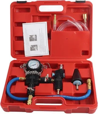 Imagen del producto de Kit de limpieza por vacío para sistemas de refrigeración de automóviles, compatible con anticongelante