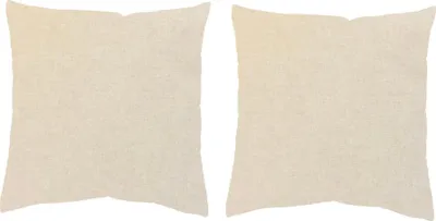 Produktbild von HOME WOHNIDEEN Lucio 50 x 50 cm 2x Kissenhülle 50 x 50 cm + 2x Füllung 50 x 50 cm Natur