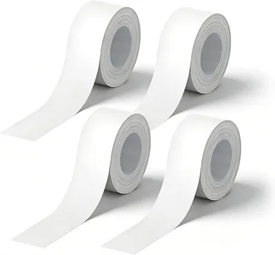 Obrázok produktu pre Etiketová páska 15 mm x 4 m, 4 rolky, biela, vodotesná, pre kanceláriu