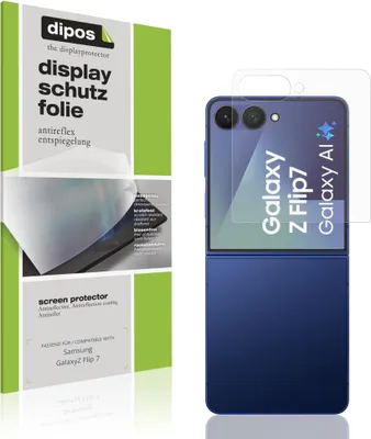 Image de 4x Film de protection d'écran pour Samsung Galaxy Z Flip7 Face extérieure Case-Friendly protecteur antireflet dipos
