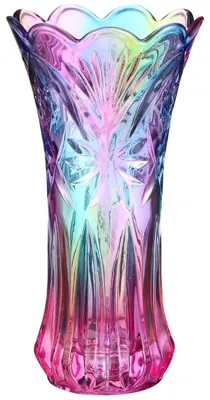Productafbeelding van Kristallen vaasjes - Decoratieve potjes voor tafeldecoratie in regenboogstijl
