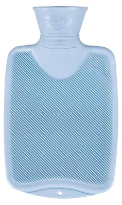 Produktbild von Wärmflasche Wärmekissen Heißwasserflasche - 800 ml - Halbblau - 1 Stück