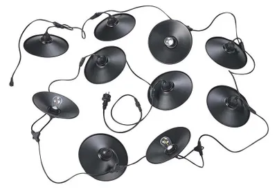 Obrázek produktu pro LED, pohádková světla, černá, E27, 10 plamínků, teplá bílá, W 650 cm