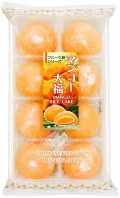 Produktbild von Mochi Mango - 200g - Reisgebäck - Mangofüllung - Glutenfreies Dessert