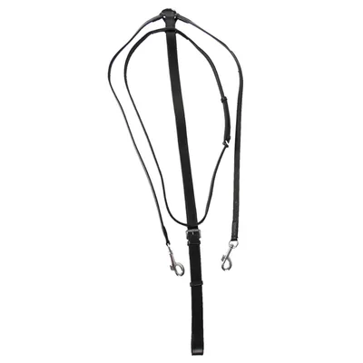 Produktbild von Waldhausen Martingal Thiedemann Hilfszügel Schwarz Pony