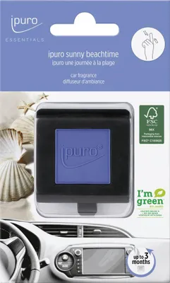 Produktbild von ipuro Essentials Autoduft Sunny Beachtime