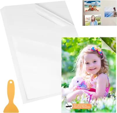 Produktbild von Kaltlaminierfolie selbstklebend, transparent, A4, 25 Stück, für Dokumente