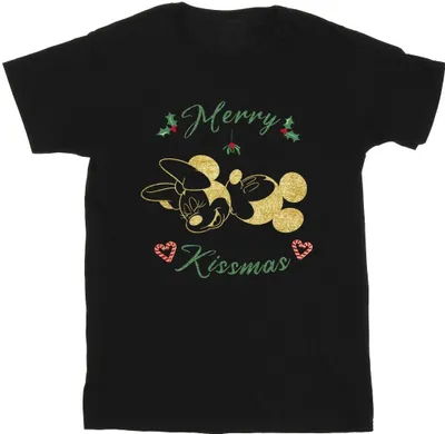 Produktbild von Disney - "Merry Kissmas" T-Shirt für Herren BI42162 (XXL) (Schwarz)