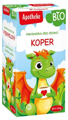 HERBATKA DLA DZIECI - KOPER WŁOSKI BIO (20 x 1,5 g) 30 g - APOTHEKE