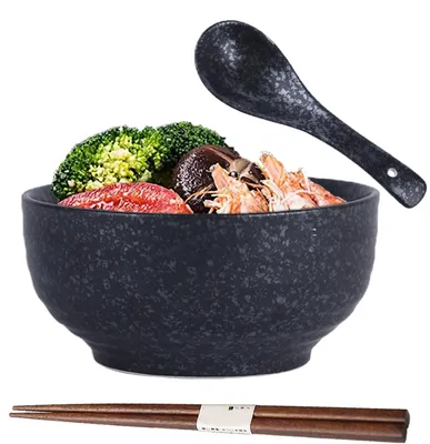 Ramen Bowl Set, Keramik, 580 ml, 15,5 cm, Japan-Stil