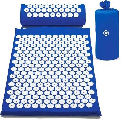 Productafbeelding van Massagekussen voor de rug, met acupressuurkussentjes en drukpunten