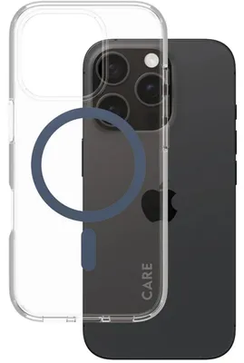 Produktbild von PanzerGlass CARE Flagship Colors iPhone 16 Pro blau