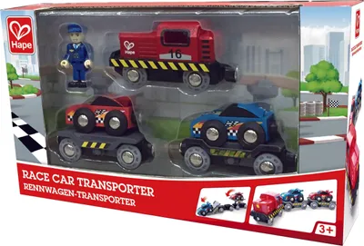Produktbild von Hape RACE CAR TRANSPORTER, Zug, 3 Jahr(e), Holz, Mehrfarbig