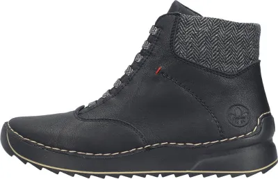 Zdjęcie produktu dla Sznurowane buty Rieker z zimną podszewką w kolorze czarnym, rozmiar 39