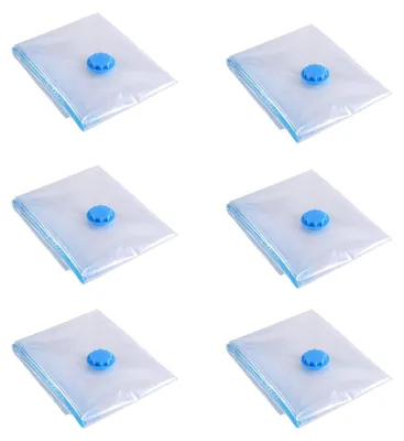 Vakuum-Aufbewahrungsbeutel 6er-Pack 60×80 cm platzsparend