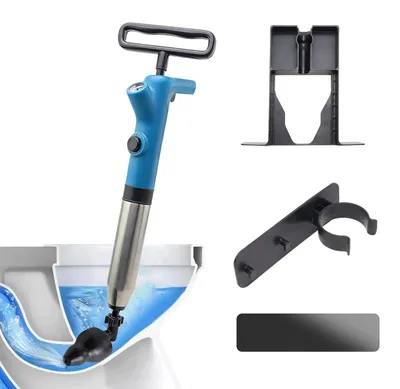 Produktbild von Solidchoice - Druckluft-Rohrreiniger mit Manometer für Sanitäranlagen