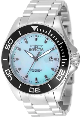 Obrázek produktu pro Invicta Pro Diver 49642 Pánské Hodinky - Quartz Hnutí - Nerezová Ocel s Modrým Ciferníkem - 48 mm