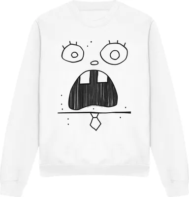 Obrázek produktu pro SpongeBob SquarePants - "Doogle" Sweatshirt für Herren/Damen Uni TV12680 (XXL) (Weiß)