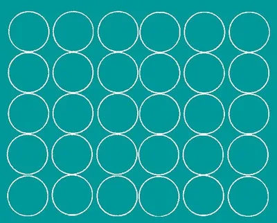 Immagine prodotto di Adesivi rotondi, diametro 8 cm, 30 pezzi, turchese lucido