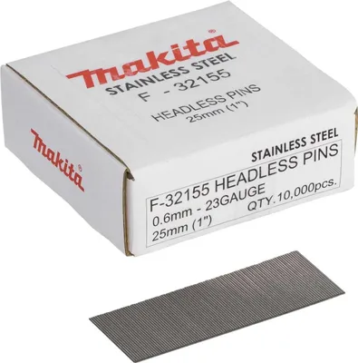 Immagine prodotto di Perno Makita 0,6 x 25 mm Inox F-32155 10000 pz.