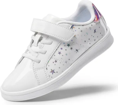 Produktbild von DREAM PAIRS Jungen Mädchen Schuhe Klettverschluss Sneakers für Kinder Low Top Walking Casual Skateschuhe,Size 35,Weiss,SDFS2210K
