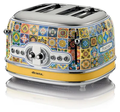 Produktbild von Ariete 0156/0P, 4 Scheibe(n), Blau, Gelb, Tasten, Drehregler, CE, 1630 W, 220-240 V