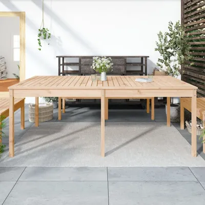 Produktbild von The Living Store Gartentisch 203,5x100x76 cm Massivholz Kiefer