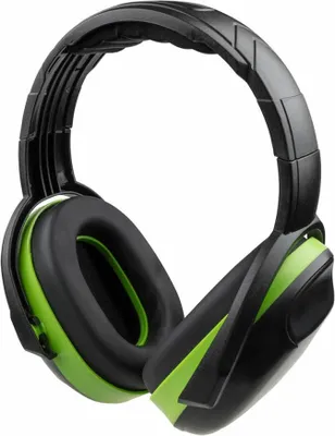 Obrázek produktu pro wolfcraft chrániče sluchu Profi (CE) chrániče sluchu Pro, černozelené, jedna velikost unisex dospělí