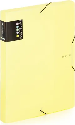 Immagine prodotto di Scatola in PP con gomma A4 - giallo Pastelini